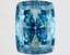 11.92 Ct. Fancy Vivid Blue Cushion Lab Grown Diamond