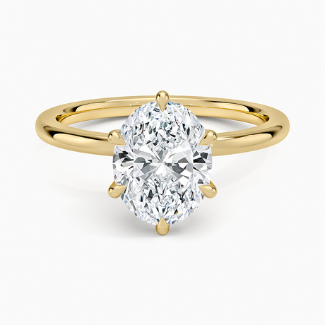 Petal Prong Engagement Ring
