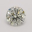 0.70 Ct. Very Light Green-Yellow Round Diamond