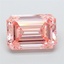 4.58 Ct. Fancy Intense  Pink Emerald Lab Grown Diamond