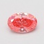 0.67 Ct. Fancy Vivid Pink Oval Lab Grown Diamond
