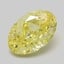 3.10 Ct. Fancy Intense  Yellow Oval Lab Grown Diamond