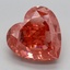 4.52 Ct. Fancy Vivid Pink Heart Lab Grown Diamond