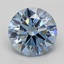 1.01 Ct. Fancy Blue Round Lab Grown Diamond