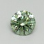 0.57 Ct. Fancy Vivid Green Round Lab Grown Diamond