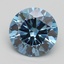 2.70 Ct. Fancy Vivid Blue Round Lab Grown Diamond