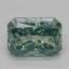 2.06 Ct. Fancy Vivid Green Radiant Lab Grown Diamond