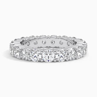 Eternity Lab Diamond Ring (3 ct. tw.) in 18K White Gold