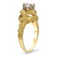 The Mandara Engagement Ring, smalltop view on a hand