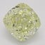 1.51 Ct. Fancy Light Yellow Cushion Diamond