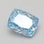 2.04 Ct. Fancy Vivid Blue Cushion Lab Grown Diamond
