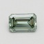 0.77 Ct. Fancy Intense Green Emerald Lab Grown Diamond