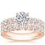 14K Rose Gold Ellora Diamond Bridal Set