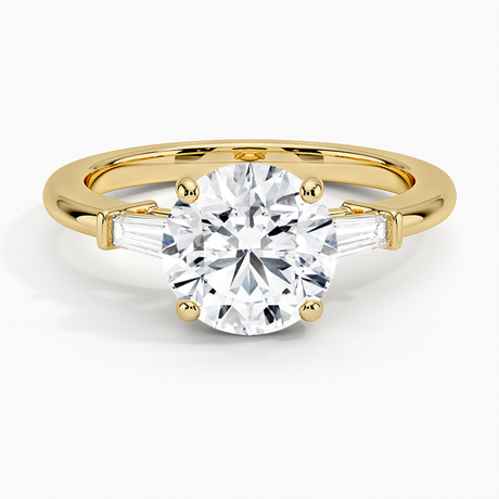 Tapered Baguette Engagement Ring