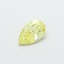 0.53 Ct. Fancy Yellow Pear Lab Grown Diamond