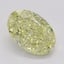 3.02 Ct. Fancy Yellow Oval Diamond