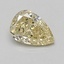 0.82 Ct. Fancy Yellow Pear Lab Grown Diamond