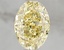 2.00 Ct. Fancy Vivid Yellow Oval Lab Grown Diamond
