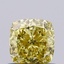 0.73 Ct. Fancy Intense  Yellow Cushion Lab Grown Diamond