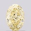 1.06 Ct. Fancy Intense Yellow Oval Lab Grown Diamond