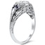 The Bija Ring, smalltop view on a hand