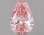 0.50 Ct. Fancy Vivid Pink Pear Lab Grown Diamond