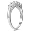 The Genovera Ring, smalltop view on a hand