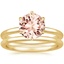 18KY Morganite Esme Bridal Set, smalltop view