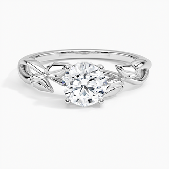 Budding Willow Solitaire Ring