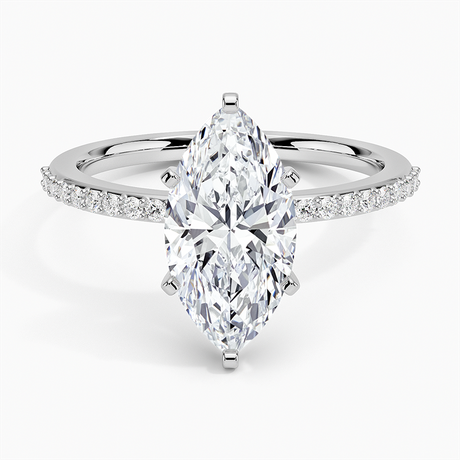 Delicate Shared Prong Diamond Ring - Brilliant Earth