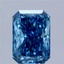 2.54 Ct. Fancy Vivid Blue Radiant Lab Grown Diamond