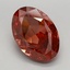 4.20 Ct. Fancy Vivid Pink Oval Lab Grown Diamond