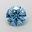 1.49 Ct. Fancy Vivid  Blue Round Lab Grown Diamond