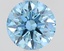 1.15 Ct. Fancy Vivid Blue Round Lab Grown Diamond