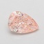 0.71 Ct. Fancy Vivid Pink Pear Lab Grown Diamond