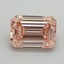 4.08 Ct. Fancy Intense Pink Emerald Lab Grown Diamond