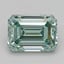 1.52 Ct. Fancy Intense Bluish Green Emerald Lab Grown Diamond