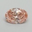 0.55 Ct. Fancy Vivid Pink Oval Lab Grown Diamond