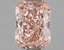 1.41 Ct. Fancy Vivid Pink Radiant Lab Grown Diamond