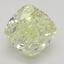 3.02 Ct. Fancy Yellow Cushion Diamond