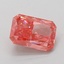 1.00 Ct. Fancy Vivid Pink Radiant Lab Grown Diamond