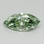 1.59 Ct. Fancy Vivid Pacific Green Marquise Lab Grown Diamond