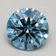 1.04 Ct. Fancy Vivid Blue Round Lab Grown Diamond