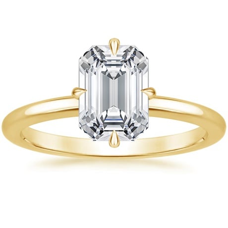 North Star Ring - Gold Solitaire