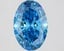 2.80 Ct. Fancy Vivid  Blue Oval Lab Grown Diamond