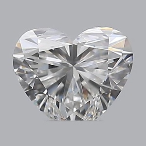 Heart diamond — real photo