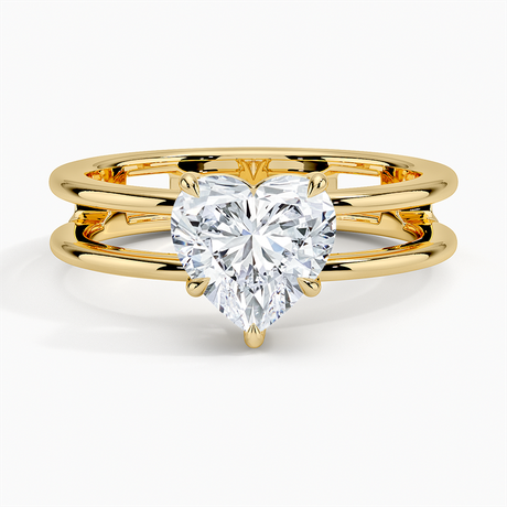 Double Band Engagement Ring - Aimee