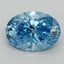 2.04 Ct. Fancy Vivid Blue Oval Lab Grown Diamond