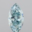 1.11 Ct. Fancy Vivid Green Marquise Lab Grown Diamond