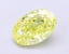 1.01 Ct. Fancy Vivid  Yellow Oval Lab Grown Diamond